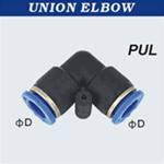 Composite Push to Connect Hose Fittings - Union Elbow- Tube X Tube