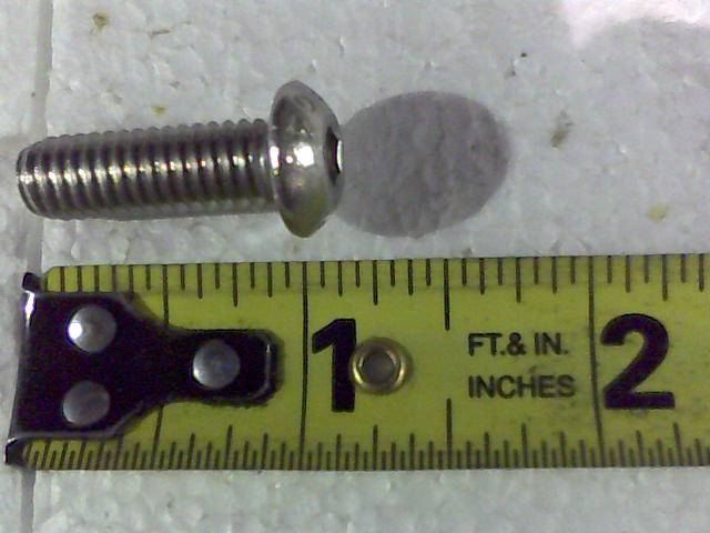 018501500 Bad Boy Mowers Part - 018-5015-00 - 5/16-18 X 1 Button Head Bolt