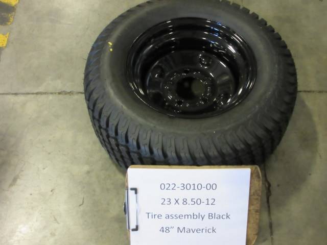 022301000 Bad Boy Mowers Part - 022-3010-00 - 23x8.50-12 Tire Assembly-Black