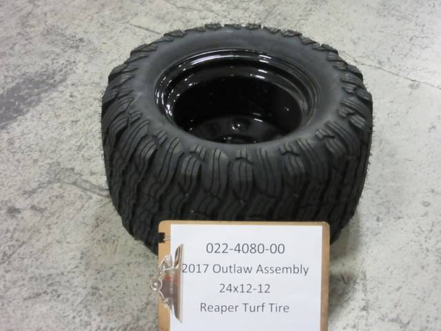 022408000 Bad Boy Mowers Part - 022-4080-00 - 2017 Outlaw Assy-24x12-12 Reaper Turf Tire