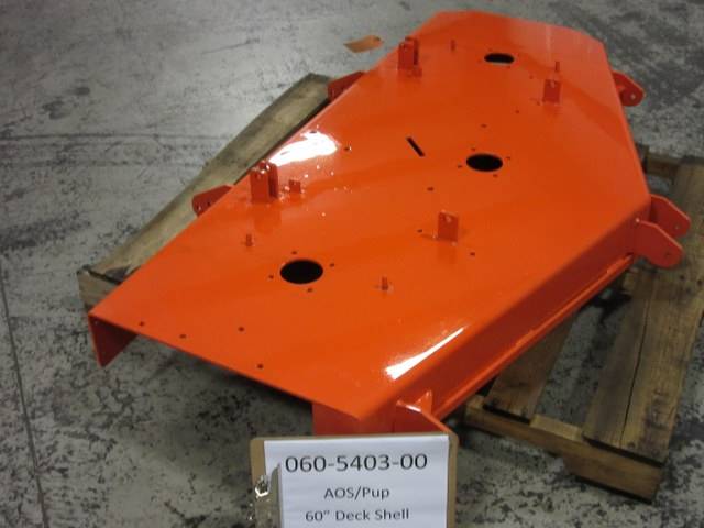 060540300 Bad Boy Mowers Part - 060-5403-00 - 60" Deck AOS/PUP - Shell Only