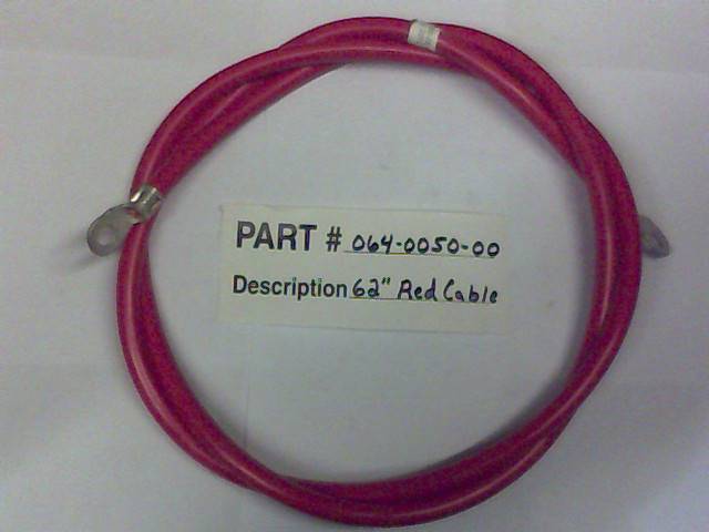 064005000 Bad Boy Mowers Part - 064-0050-00 - 62 inch Red Cable - MZ