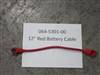 064530100 Bad Boy Mowers Part - 064-5301-00 - 12 Red Battery Cable