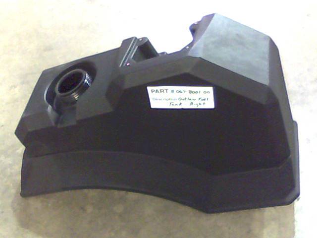 067800100 Bad Boy Mowers Part - 067-8001-00 - OBSOLETE - USE 067-8001-50 - Outlaw, XP Fuel Tank - Right
