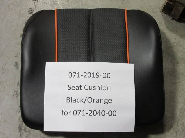 071201900 Bad Boy Mowers Part - 071-2019-00 - Black/Orange Seat Cushion