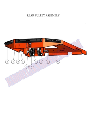 08DIERPA Bad Boy Mowers Part - 2008 DIESEL REAR PULLEY