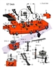 08PUP72DK Bad Boy Mowers Part - 2008 PUP & LIGHTNING 72 DECK ASSEMBLY