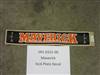 091033100 Bad Boy Mowers Part - 091-0331-00 - Maverick Kick Plate Decal