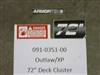 091035100 Bad Boy Mowers Part - 091-0351-00 - Outlaw / XP 72" Deck  Decal Cluster