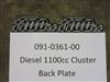 091036100 Bad Boy Mowers Part - 091-0361-00 - Diesel 1100cc Decal Cluster