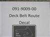 091900900 Bad Boy Mowers Part - 091-9009-00 - Deck Boult Route Decal