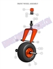 09PUPFWA Bad Boy Mowers Part 2009 PUP & LIGHTNING FRONT WHEEL