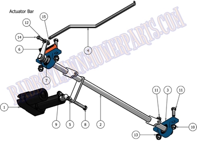 10AOSABA Bad Boy Mowers Part 2010 AOS ACTUATOR BAR