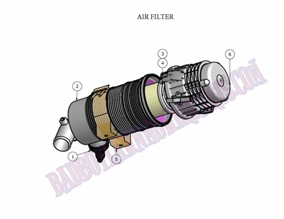 10CDIEAFA Bad Boy Mowers Part 2010 COMPACT DIESEL AIR FILTER