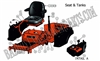 10CZTFTA Bad Boy Mowers Part 2010 CZT SEAT & FUEL TANK