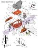 13DSEATFRM Bad Boy Mowers Part 2013 DIESEL SEAT FRAME