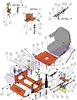 13OLXPSFRM Bad Boy Mowers Part 2013 OUTLAW XP SEAT & FRAME ASSEMBLY