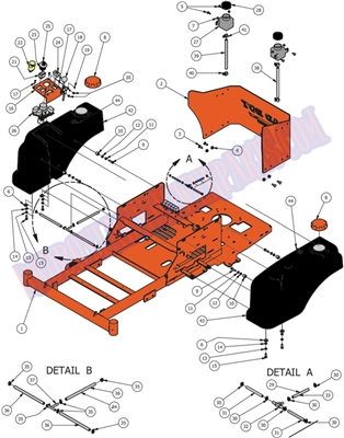 13ZTGTASSY Bad Boy Mowers Part 2013 ZT GAS TANK ASSEMBLY