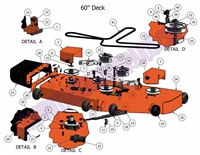 2011CZT60DK Bad Boy Mowers Part 2011 CZT 60" DECK ASSEMBLY