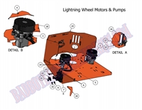 2011LHYPMP Bad Boy Mowers Part 2011 LIGHTNING & PUP  HYDRO PUMPS - (Lightning Models) ASSEMBLY