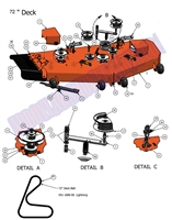 2011LP72DK Bad Boy Mowers Part 2011 LIGHTNING & PUP 72 DECK ASSEMBLY