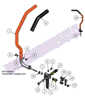 2011MZDA Bad Boy Mowers Part 2011 MZ DRIVE ARM ASSEMBLY