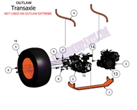 2011OLTRANSOUTLAW Bad Boy Mowers Part 2011 OUTLAW TRANSAXLE (OUTLAW) ASSEMBLY