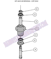 2011ZTSPND Bad Boy Mowers Part 2011 ZT SPINDLE ASSEMBLY