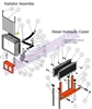 2012DHYDTNK Bad Boy Mowers Part 2012 DIESEL HYDRAULIC COOLER ASSEMBLY
