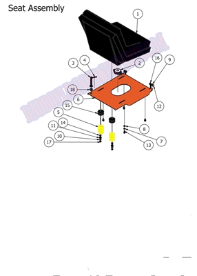 2012MZSEAT Bad Boy Mowers Part 2012 MZ SEAT ASSEMBLY