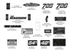 2014MZMGDEC Bad Boy Mowers Part 2014 MZ MAGNUM DECALS