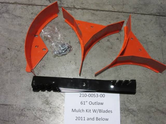 210005300 Bad Boy Mowers Part - 210-0053-00 - 61 Outlaw Mulch Kit w/blades (OBSOLETE)