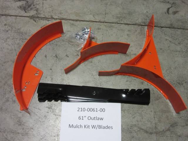 210006100 Bad Boy Mowers Part - 210-0061-00 - 61" Mulch Kit Asseembly w/blades