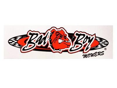 402001001 Bad Boy Mowers Part - 402-0010-01 - Sticker Small  3" x 10"