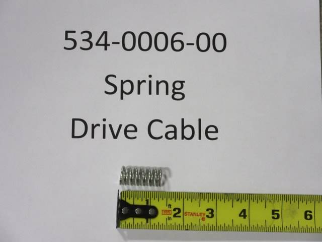 534000600 Bad Boy Mowers Part - 534-0006-00 - Spring, Drive Cable for Push Mower