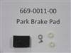 669001100 Bad Boy Mowers Part - 669-0011-00 - Park Brake Pad