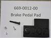 669001200 Bad Boy Mowers Part - 669-0012-00 - Brake Pedal Pad