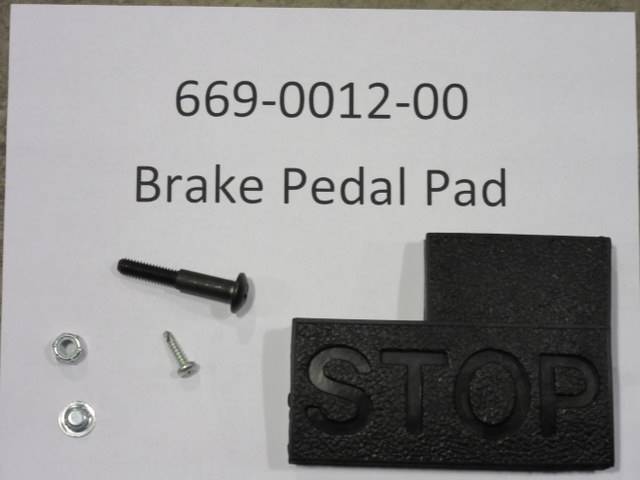 669001200 Bad Boy Mowers Part - 669-0012-00 - Brake Pedal Pad