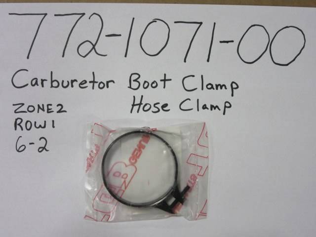 772107100 Bad Boy Mowers Part - 772-1071-00 - Carburetor Boot Clamp