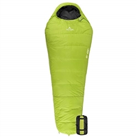 TETON Sports LEEF Lightweight Adult Mummy Sleeping Bag; Great for Hiking, Backpacking and Camping; Free Compression Sack: Green