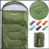FARLAND Rectangular Sleeping Bags 20 Degree â„‰,Cold Weather 4 Season for Adults, Youth, Kids, Unisex for Camping, Hiking, Waterproof, Traveling, Backpacking and Outdoors