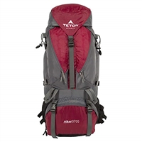 TETON Sports Hiker 3700 Ultralight Internal Frame Backpack â€“ Not Your Basic Backpack; High-Performance Backpack for Hiking, Camping, Travel, and Outdoor Activities; Sewn-In Rain Cover; Red