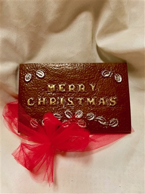 Chocolate Merry Christmas Card