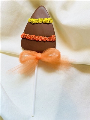 Chocolate Candy Corn Pop