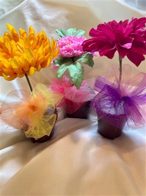 Chocolate Flower Pots