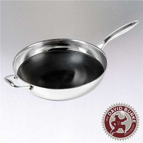 Black Cube Quick Release Wok, 12.5-inch