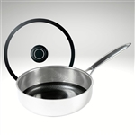 Black Cube Quick Release Saute Pan w/ Lid, 9 1/2"