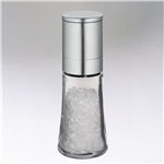 Spice Mill "Bari", Salt, stainless steel, 5.5" H, 2" dia.