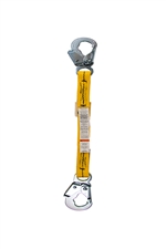 Guardian Non-Shock Absorbing Lanyard, Single Leg / Steel Snap Hook - 2' | 01250