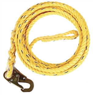 Vertical Rope Lifeline with Snap hook